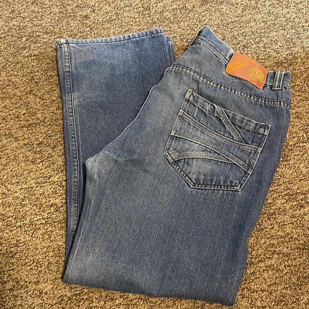 VTG, Y2K Phat Classic Original Farm Men's Relaxed Denim Jeans Size 38x34